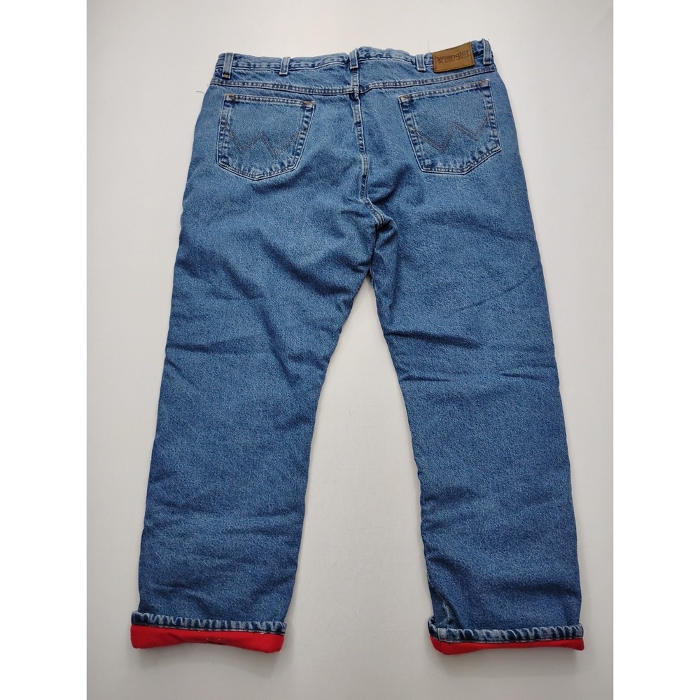 Wrangler Mens Jeans Rugged Wear Thinsulate Thermal‎ Lined 40x30 Blue